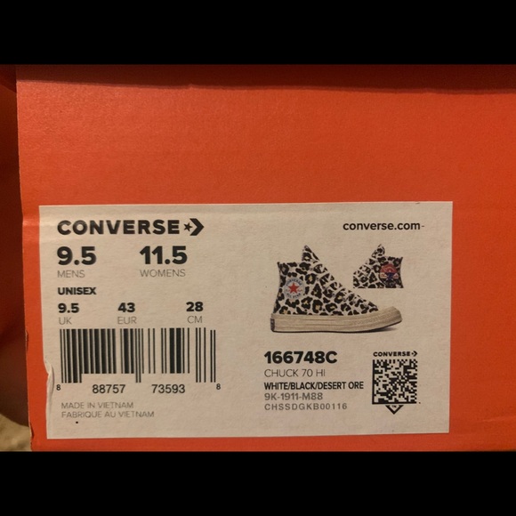 Converse Leopard Chuck Taylor 70 Logo - Picture 5 of 5
